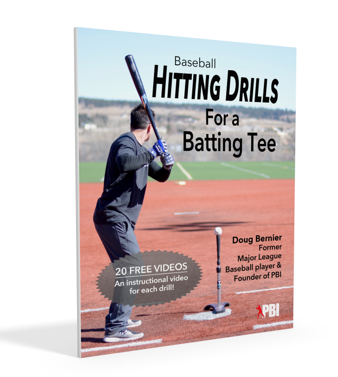 Major League baseball player shares baseball hitting drills for a batting tee